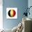 Soccer Football Ball With Belgium Flag-daboost-Art Print displayed on a wall