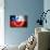 Soccer Football Ball with Chile Flag-daboost-Art Print displayed on a wall