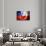Soccer Football Ball with Chile Flag-daboost-Art Print displayed on a wall