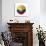 Soccer Football Ball with Ecuador Flag-daboost-Premium Giclee Print displayed on a wall