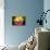 Soccer Football Ball with Ecuador Flag-daboost-Art Print displayed on a wall