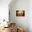 Soccer Football Ball with Ecuador Flag-daboost-Mounted Art Print displayed on a wall