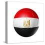 Soccer Football Ball With Egypt Flag-daboost-Stretched Canvas