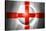 Soccer Football Ball with England Flag-daboost-Stretched Canvas