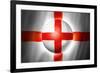 Soccer Football Ball with England Flag-daboost-Framed Art Print