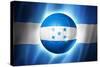 Soccer Football Ball with Honduras Flag-daboost-Stretched Canvas