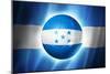 Soccer Football Ball with Honduras Flag-daboost-Mounted Premium Giclee Print