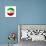 Soccer Football Ball with Iran Flag-daboost-Stretched Canvas displayed on a wall