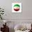 Soccer Football Ball with Iran Flag-daboost-Premium Giclee Print displayed on a wall