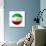 Soccer Football Ball with Iran Flag-daboost-Art Print displayed on a wall