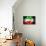 Soccer Football Ball with Iran Flag-daboost-Art Print displayed on a wall