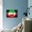 Soccer Football Ball with Iran Flag-daboost-Art Print displayed on a wall