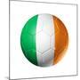 Soccer Football Ball With Ireland Flag-daboost-Mounted Premium Giclee Print