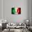 Soccer Football Ball with Italia Flag-daboost-Art Print displayed on a wall