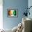 Soccer Football Ball with Ivory Coast Flag-daboost-Framed Premium Giclee Print displayed on a wall