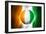 Soccer Football Ball with Ivory Coast Flag-daboost-Framed Premium Giclee Print