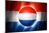 Soccer Football Ball with Netherlands Flag-daboost-Mounted Premium Giclee Print