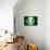 Soccer Football Ball with Nigeria Flag-daboost-Framed Stretched Canvas displayed on a wall