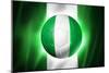 Soccer Football Ball with Nigeria Flag-daboost-Mounted Premium Giclee Print