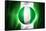 Soccer Football Ball with Nigeria Flag-daboost-Framed Stretched Canvas