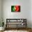 Soccer Football Ball with Portugal Flag-daboost-Stretched Canvas displayed on a wall