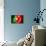 Soccer Football Ball with Portugal Flag-daboost-Art Print displayed on a wall