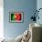 Soccer Football Ball with Portugal Flag-daboost-Framed Art Print displayed on a wall