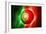 Soccer Football Ball with Portugal Flag-daboost-Framed Art Print