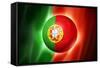 Soccer Football Ball with Portugal Flag-daboost-Framed Stretched Canvas