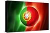 Soccer Football Ball with Portugal Flag-daboost-Stretched Canvas