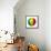 Soccer Football Ball With Senegal Flag-daboost-Framed Stretched Canvas displayed on a wall