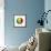 Soccer Football Ball With Senegal Flag-daboost-Framed Art Print displayed on a wall
