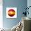 Soccer Football Ball With Spain Flag-daboost-Art Print displayed on a wall