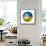 Soccer Football Ball With Ukraine Flag-daboost-Framed Stretched Canvas displayed on a wall