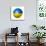 Soccer Football Ball With Ukraine Flag-daboost-Mounted Premium Giclee Print displayed on a wall