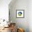 Soccer Football Ball With Ukraine Flag-daboost-Framed Art Print displayed on a wall