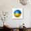 Soccer Football Ball With Ukraine Flag-daboost-Art Print displayed on a wall