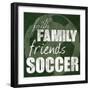Soccer Friends-Lauren Gibbons-Framed Premium Giclee Print