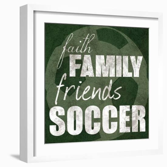 Soccer Friends-Lauren Gibbons-Framed Premium Giclee Print