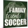 Soccer Friends-Lauren Gibbons-Mounted Premium Giclee Print