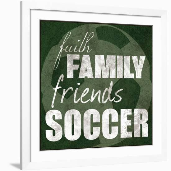 Soccer Friends-Lauren Gibbons-Framed Art Print