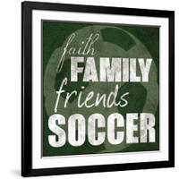 Soccer Friends-Lauren Gibbons-Framed Art Print