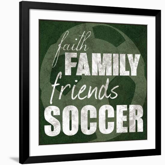 Soccer Friends-Lauren Gibbons-Framed Art Print