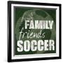 Soccer Friends-Lauren Gibbons-Framed Art Print