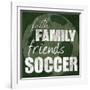 Soccer Friends-Lauren Gibbons-Framed Art Print