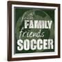 Soccer Friends-Lauren Gibbons-Framed Art Print