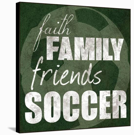 Soccer Friends-Lauren Gibbons-Stretched Canvas