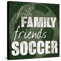 Soccer Friends-Lauren Gibbons-Stretched Canvas