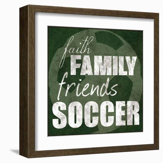 Soccer Friends-Lauren Gibbons-Framed Art Print