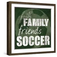 Soccer Friends-Lauren Gibbons-Framed Art Print